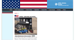 Desktop Screenshot of apex-driving-school.com