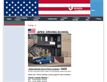 Tablet Screenshot of apex-driving-school.com